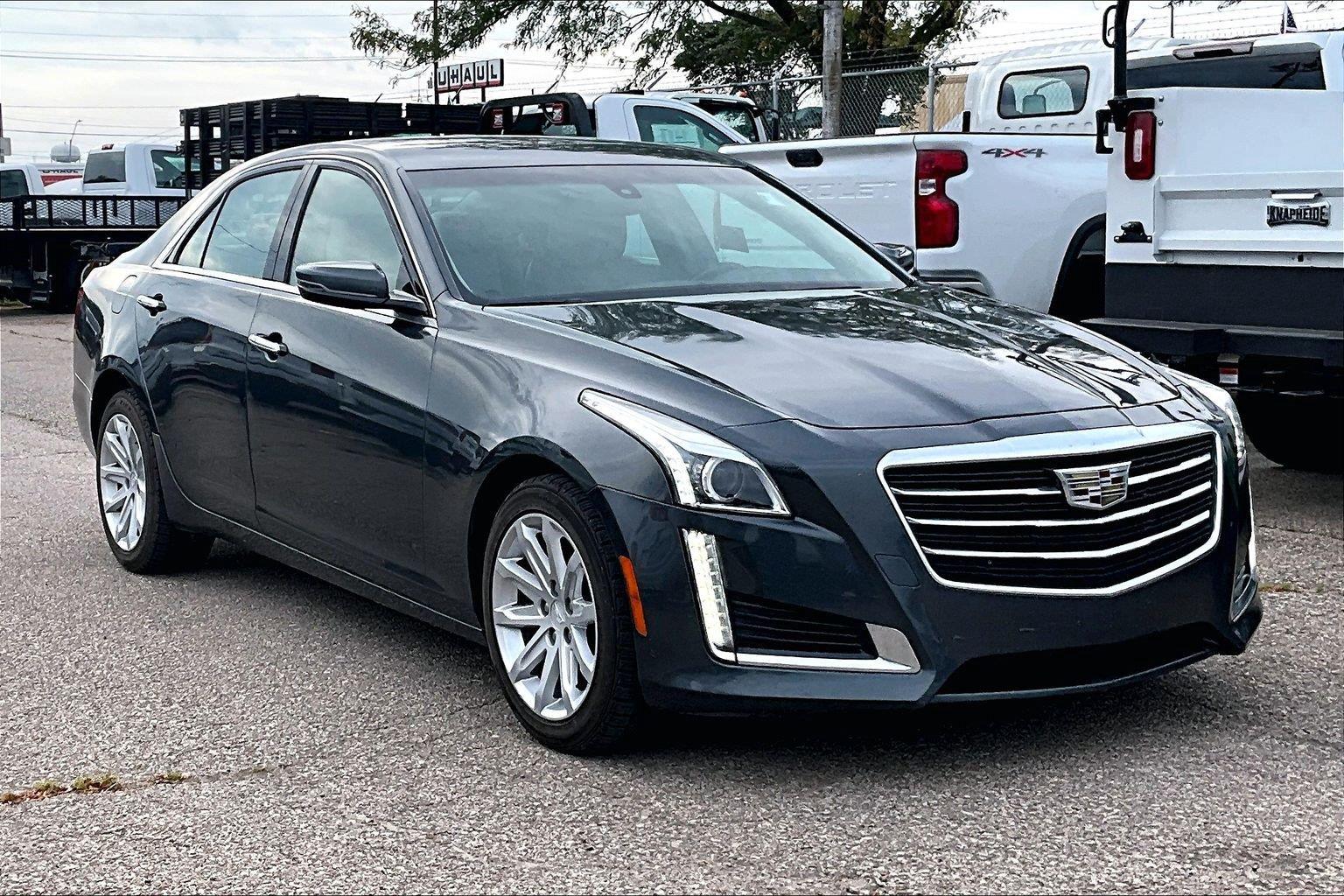 Phantom Gray Metallic 2016 Cadillac CTS Sedan All-Wheel Drive 8-Speed Automatic