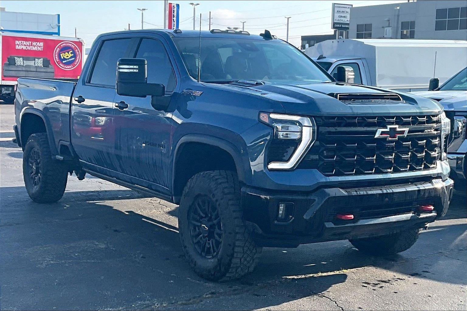 Lakeshore Blue Metallic 2024 Chevrolet Silverado 2500HD Pickup Truck Four-Wheel Drive Automatic