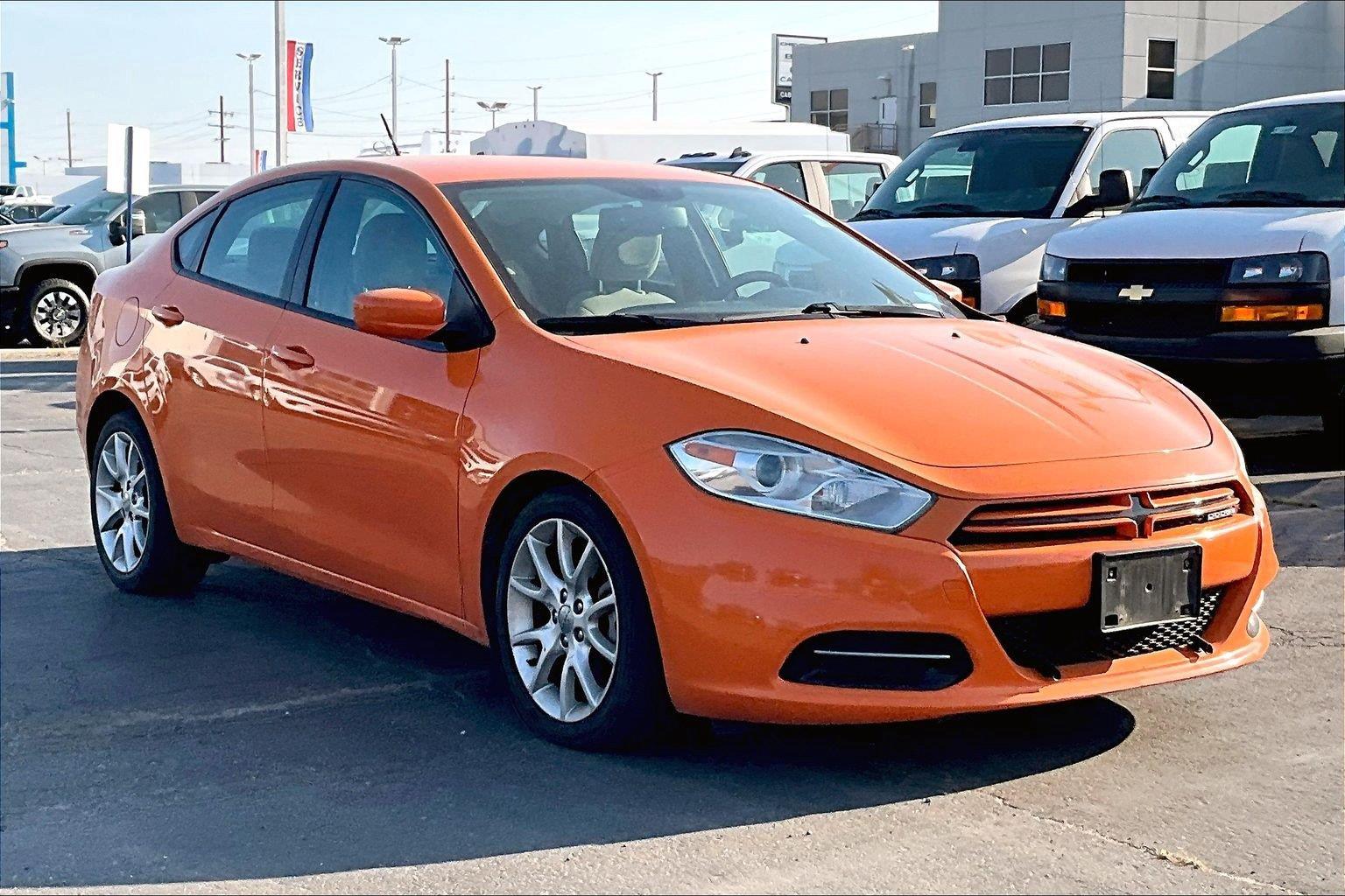 Header Orange 2013 Dodge Dart Sedan Front-Wheel Drive 6-Speed Automatic