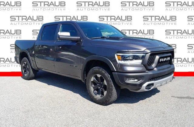 Gray (Granite Crystal Metallic Clearcoat) 2020 RAM 1500 Pickup Truck Four-Wheel Drive 8-Speed Automatic