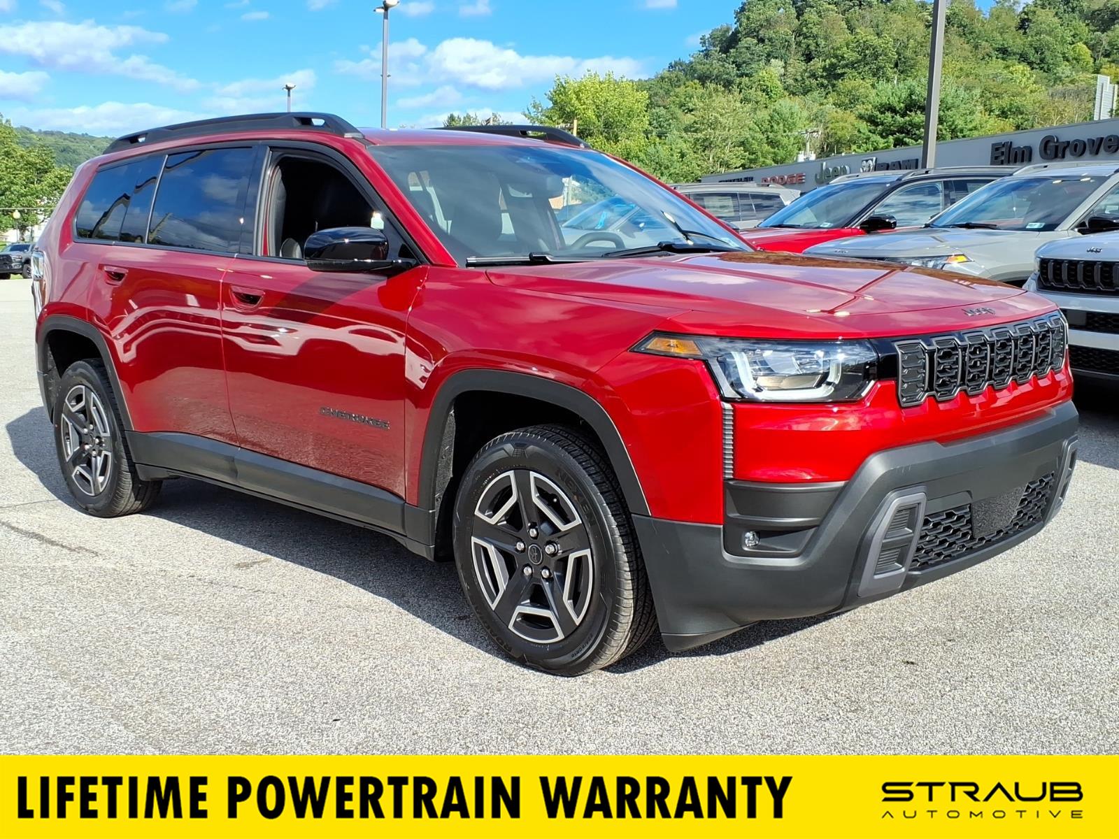 Red Hot Pearlcoat 2026 Jeep Cherokee SUV / Crossover Four-Wheel Drive Automatic