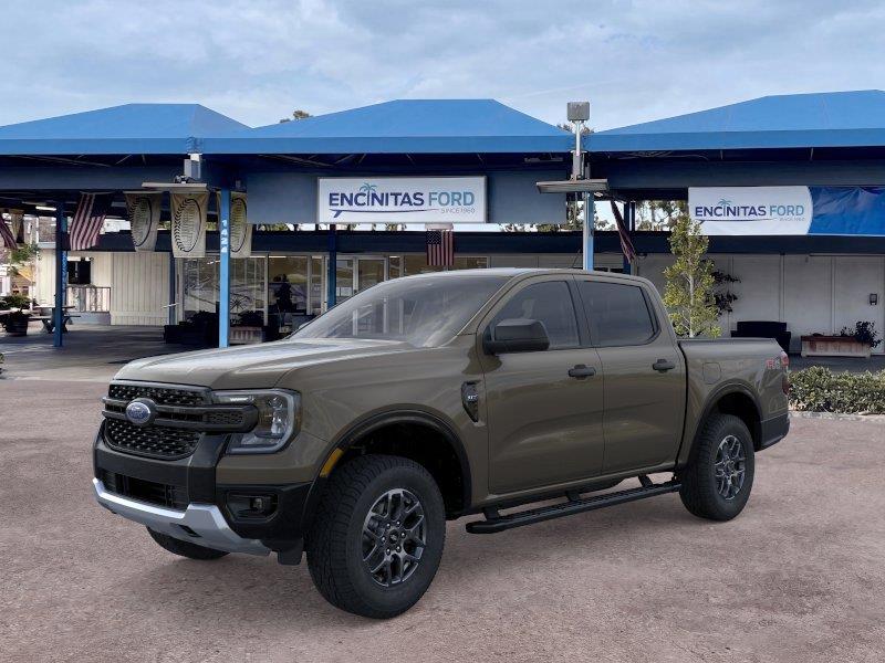 Marsh Gray 2025 Ford Ranger Pickup Truck Four-Wheel Drive Automatic