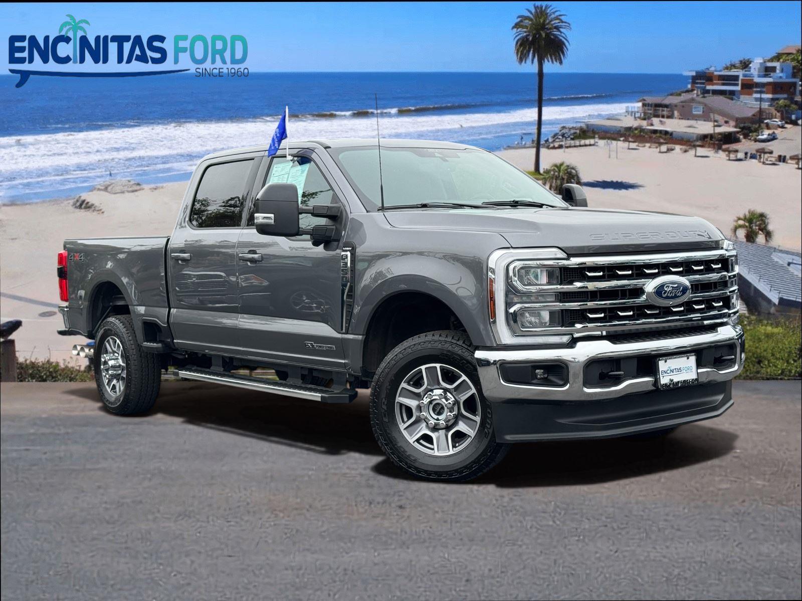 Carbonized Gray 2024 Ford F-350 Super Duty Pickup Truck Four-Wheel Drive Automatic