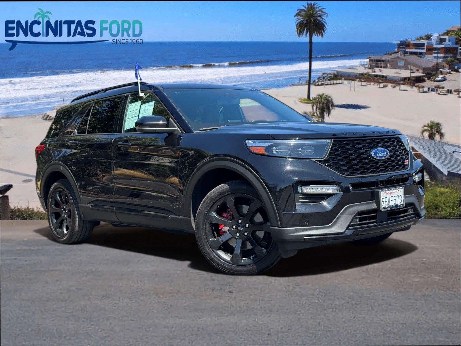 Agate Black 2023 Ford Explorer SUV / Crossover All-Wheel Drive Automatic