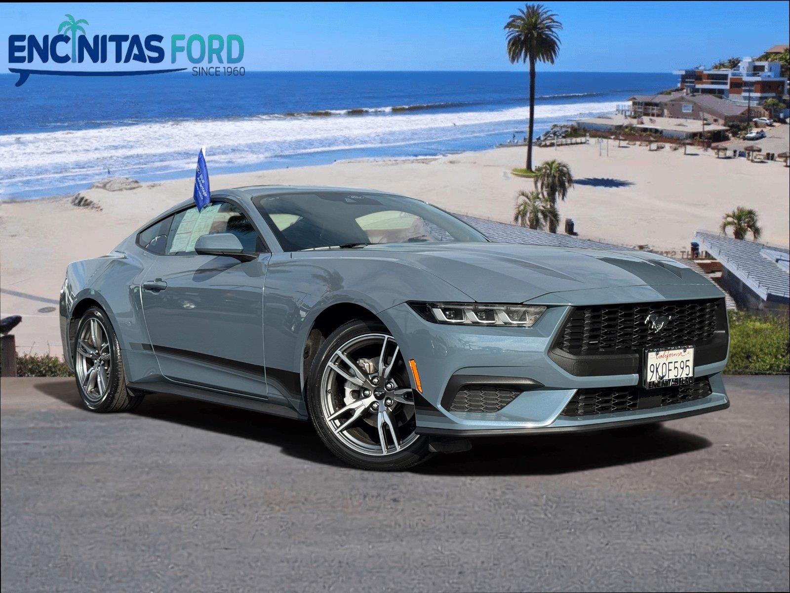 Vapor Blue 2024 Ford Mustang Coupe Rear-Wheel Drive Automatic