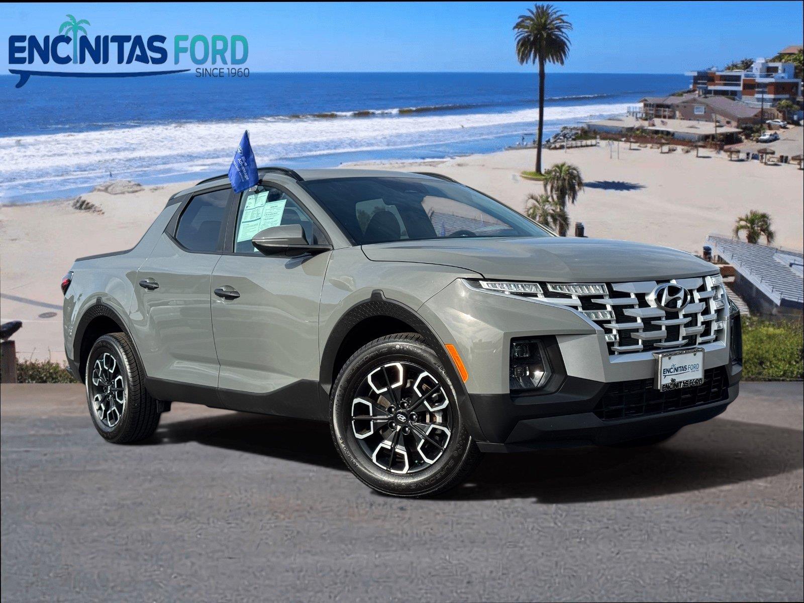Hampton Gray 2024 Hyundai Santa Cruz Pickup Truck All-Wheel Drive Automatic
