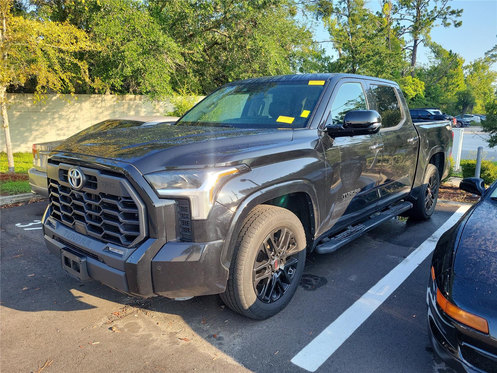 Midnight Black Metallic 2023 Toyota Tundra Pickup Truck Four-Wheel Drive Automatic