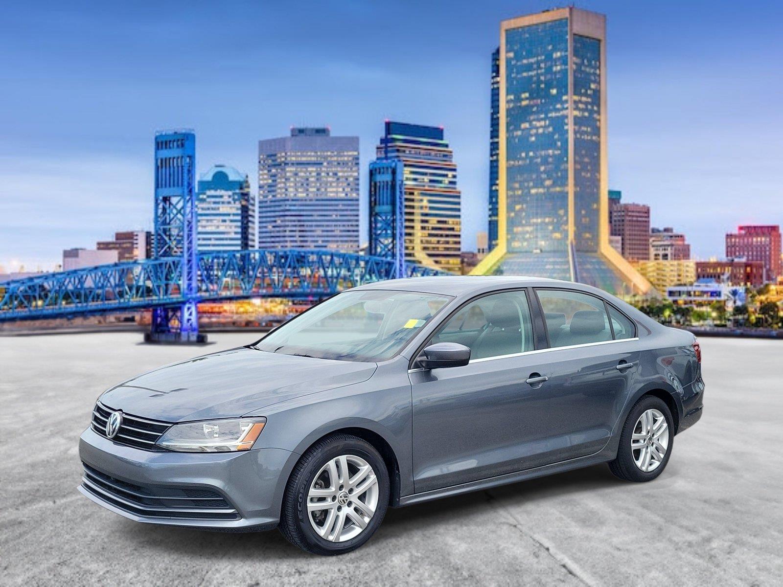 Platinum Gray Metallic 2017 Volkswagen Jetta Sedan Front-Wheel Drive Automatic