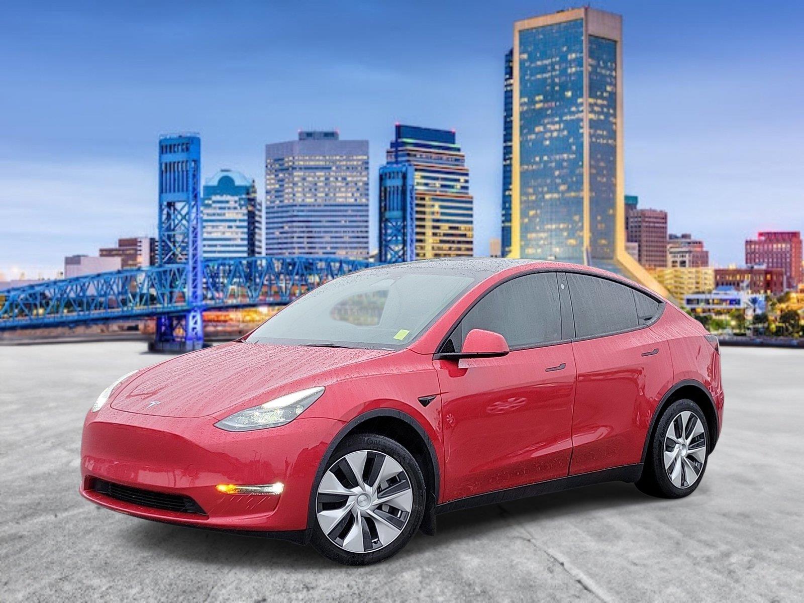 Red Multi-Coat 2023 Tesla Model Y SUV / Crossover All-Wheel Drive Automatic