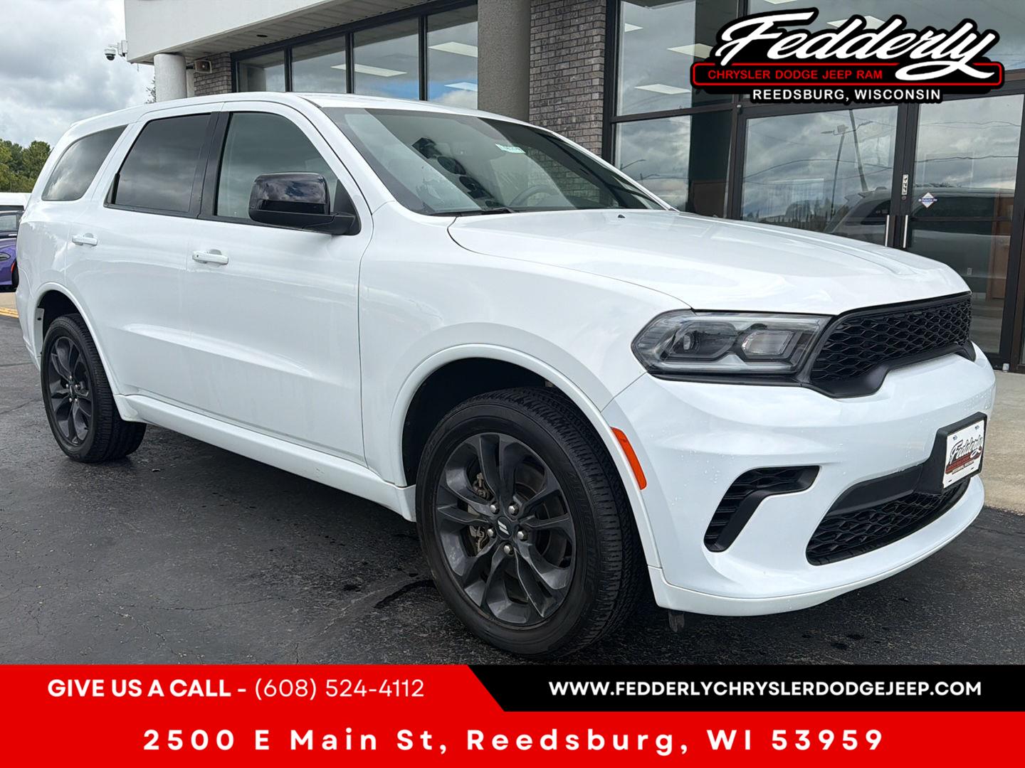 White Knuckle Clearcoat 2025 Dodge Durango SUV / Crossover All-Wheel Drive 8-Speed Automatic