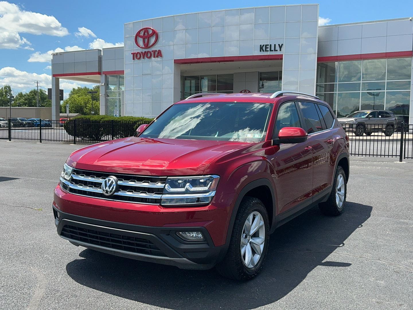 Red 2018 Volkswagen Atlas