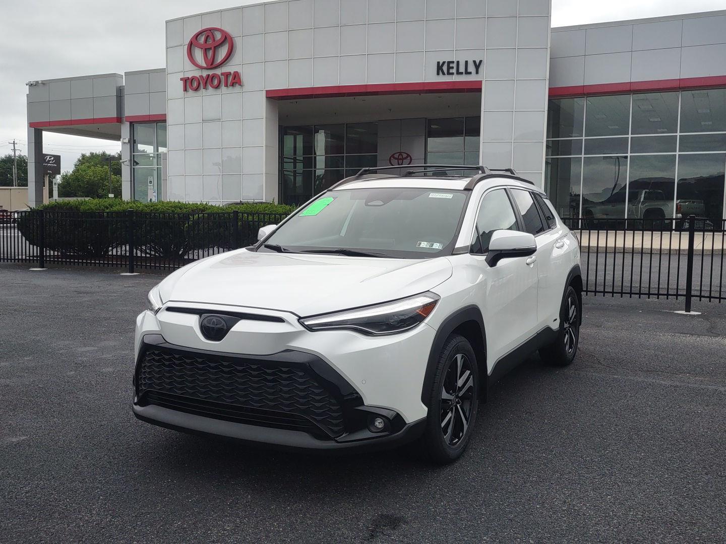 White (Wind Chill Pearl) 2023 Toyota Corolla Cross Hybrid SUV / Crossover All-Wheel Drive Continuously Variable Transmission