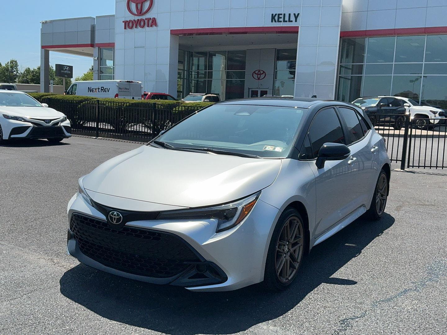 Classic Silver Metallic/Midnight Black Metallic 2025 Toyota Corolla Hatchback Hatchback Front-Wheel Drive Continuously Variable Transmission