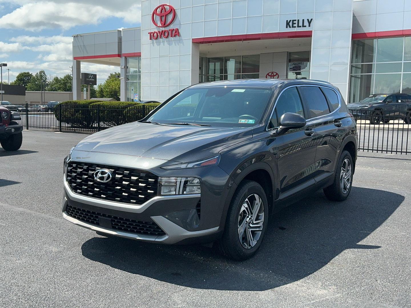Portofino Gray 2022 Hyundai Santa Fe SUV / Crossover All-Wheel Drive Automatic