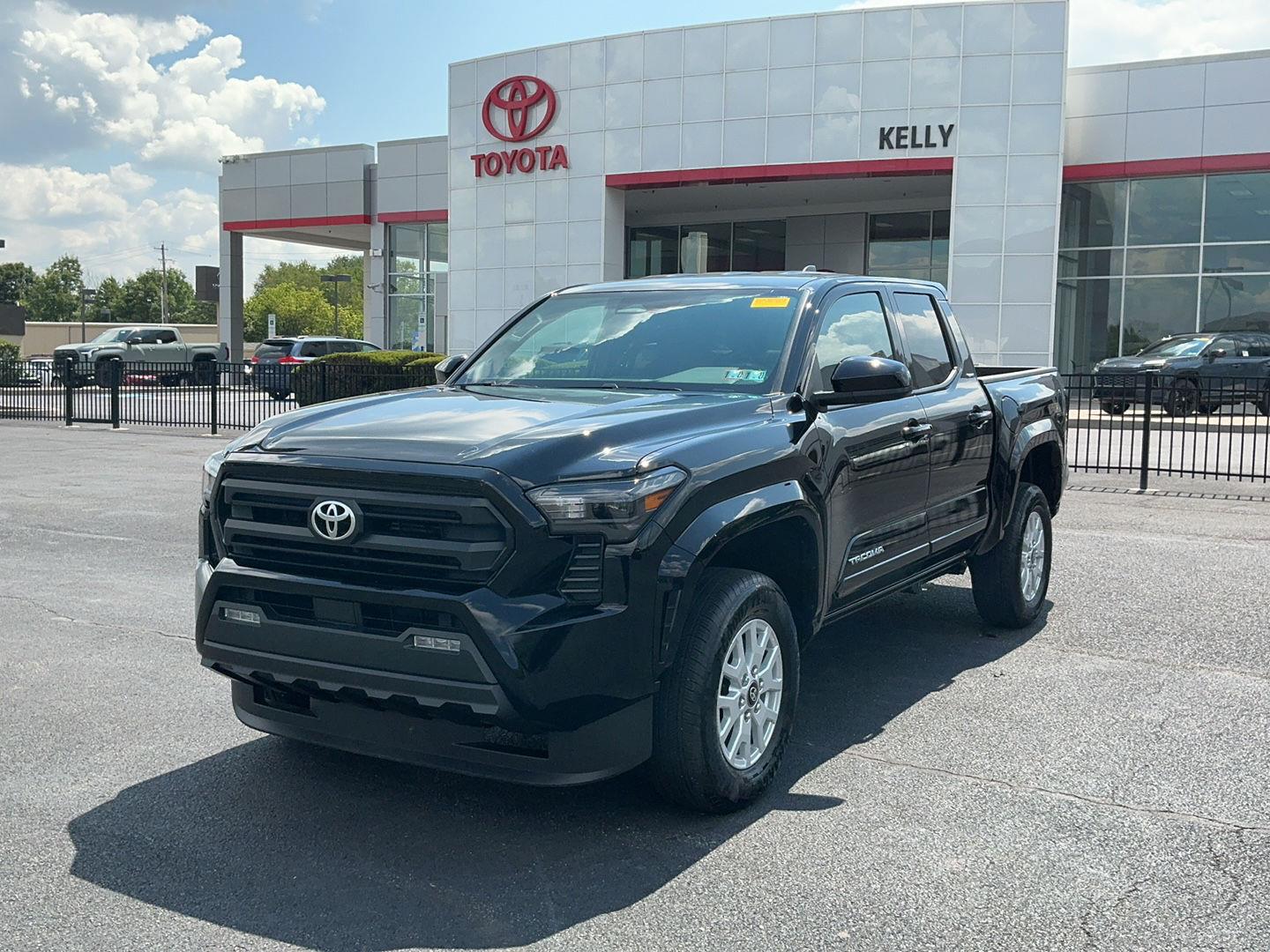 Black 2025 Toyota Tacoma Pickup Truck Four-Wheel Drive Automatic