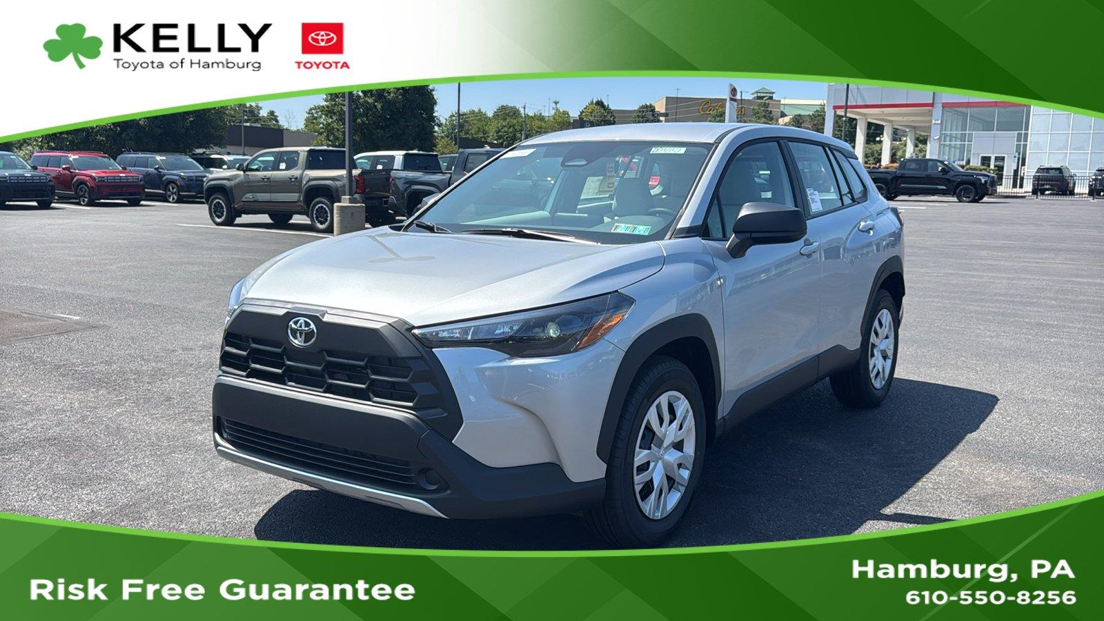 Sonic Silver 2026 Toyota Corolla Cross SUV / Crossover All-Wheel Drive Continuously Variable Transmission