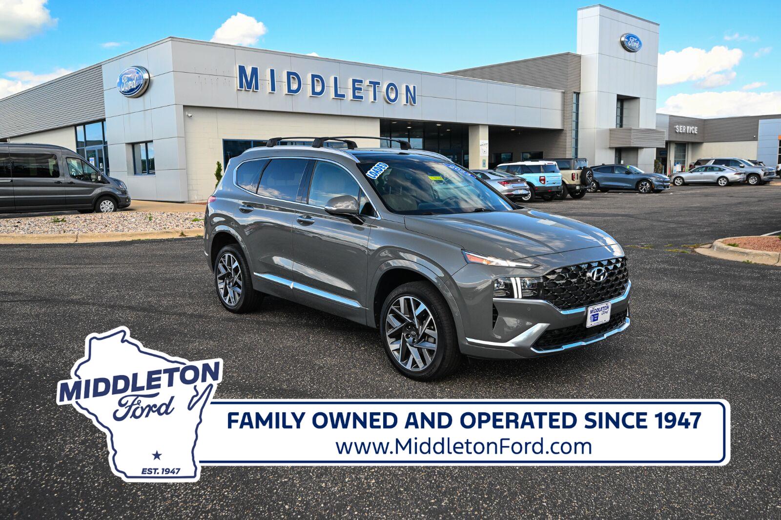 Hampton Gray 2023 Hyundai Santa Fe SUV / Crossover All-Wheel Drive Automatic