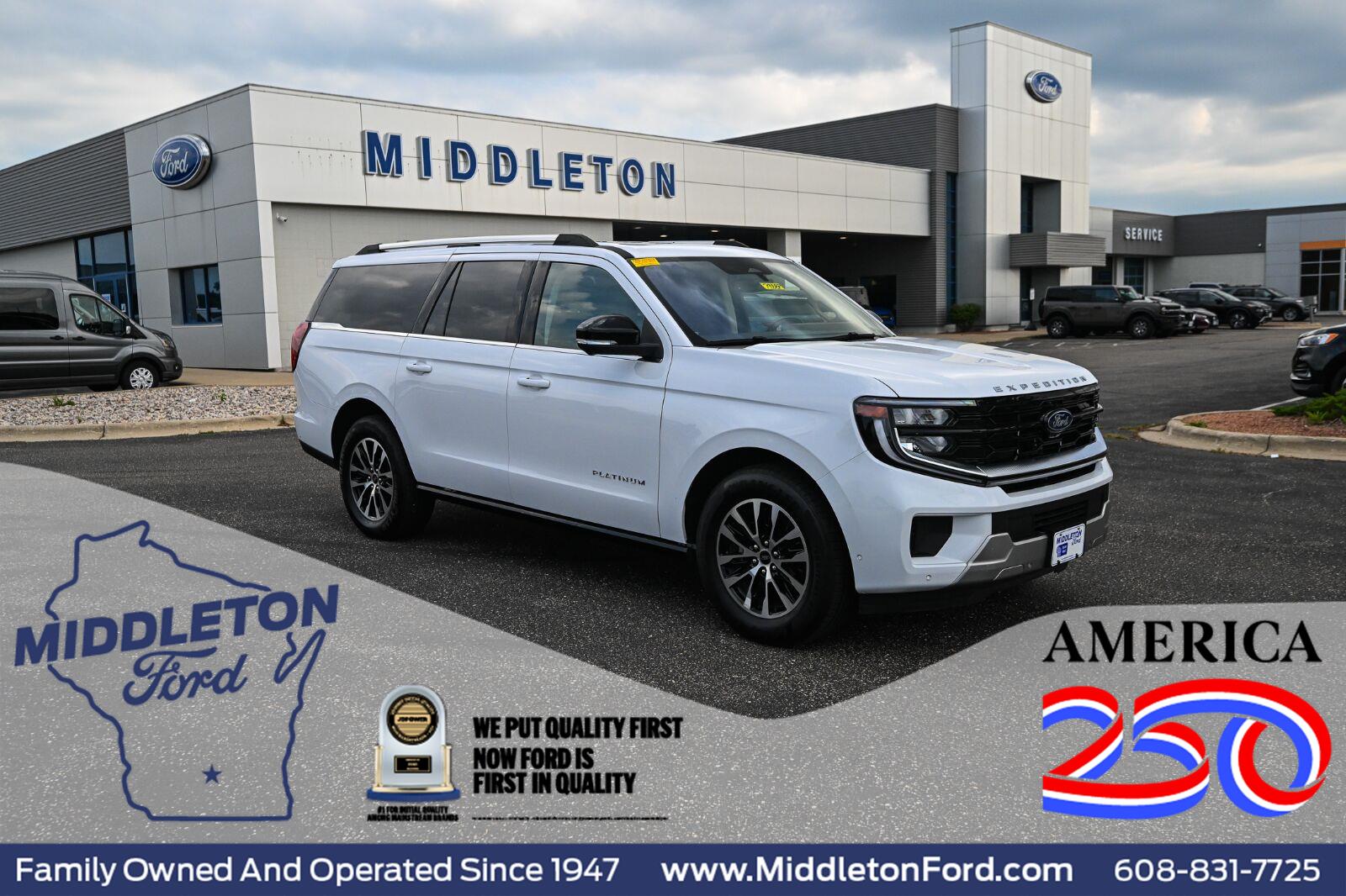 Oxford White 2025 Ford Expedition SUV / Crossover Four-Wheel Drive Automatic