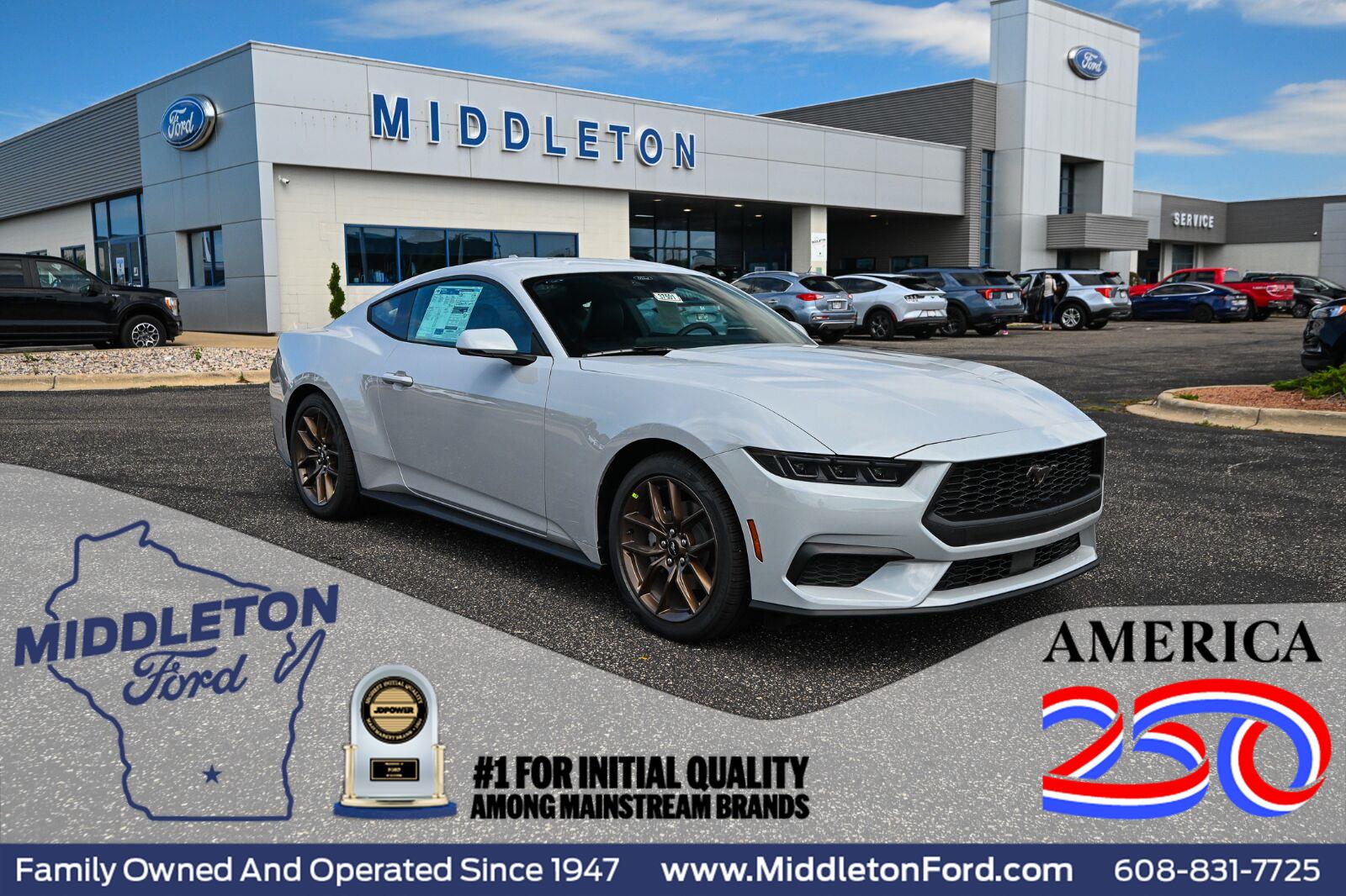 Avalanche Gray 2026 Ford Mustang Coupe Rear-Wheel Drive Automatic