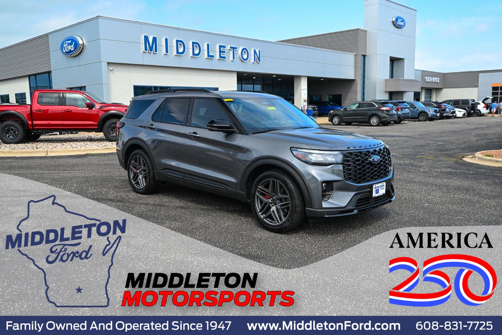 Carbonized Gray 2025 Ford Explorer SUV / Crossover All-Wheel Drive Automatic