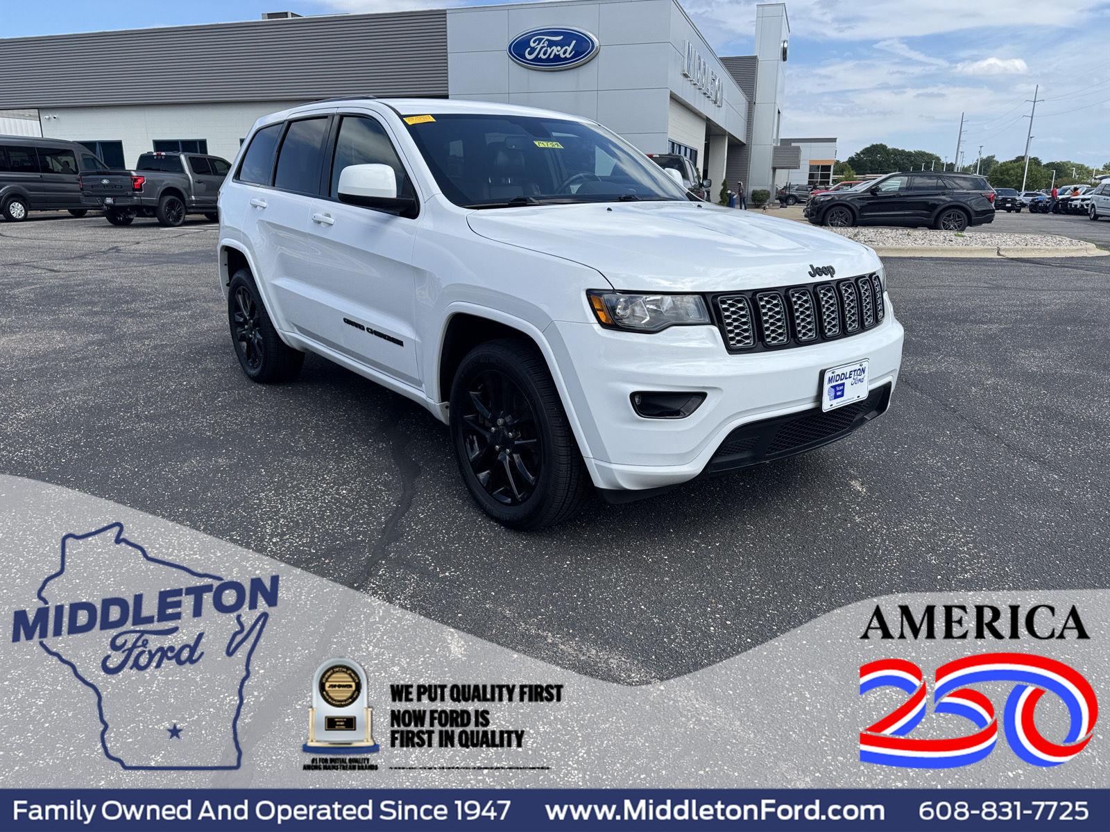 Bright White Clearcoat 2020 Jeep Grand Cherokee SUV / Crossover Four-Wheel Drive 8-Speed Automatic