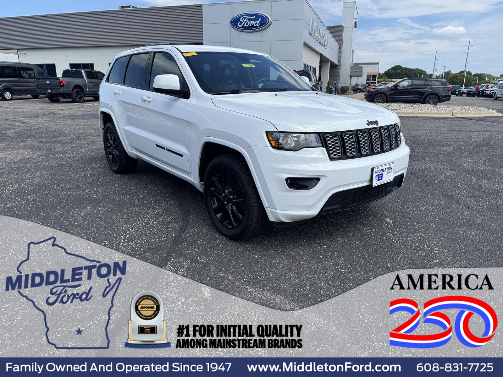 Bright White Clearcoat 2020 Jeep Grand Cherokee SUV / Crossover Four-Wheel Drive 8-Speed Automatic