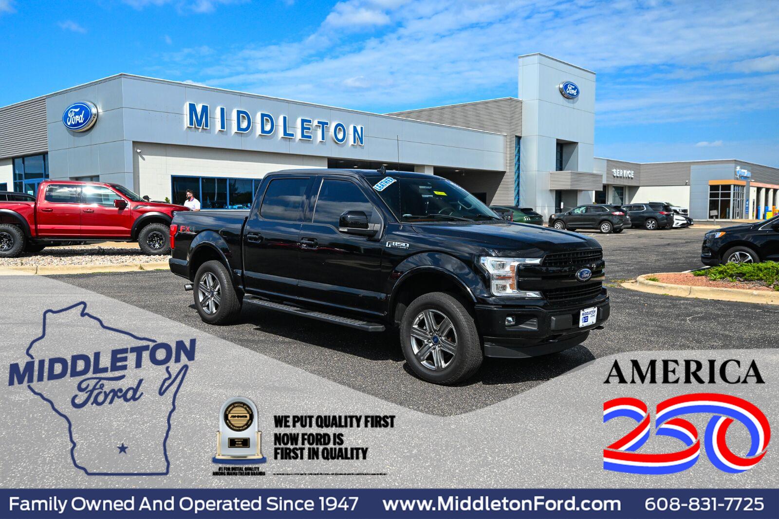 Shadow Black 2018 Ford F-150 Pickup Truck Four-Wheel Drive Automatic