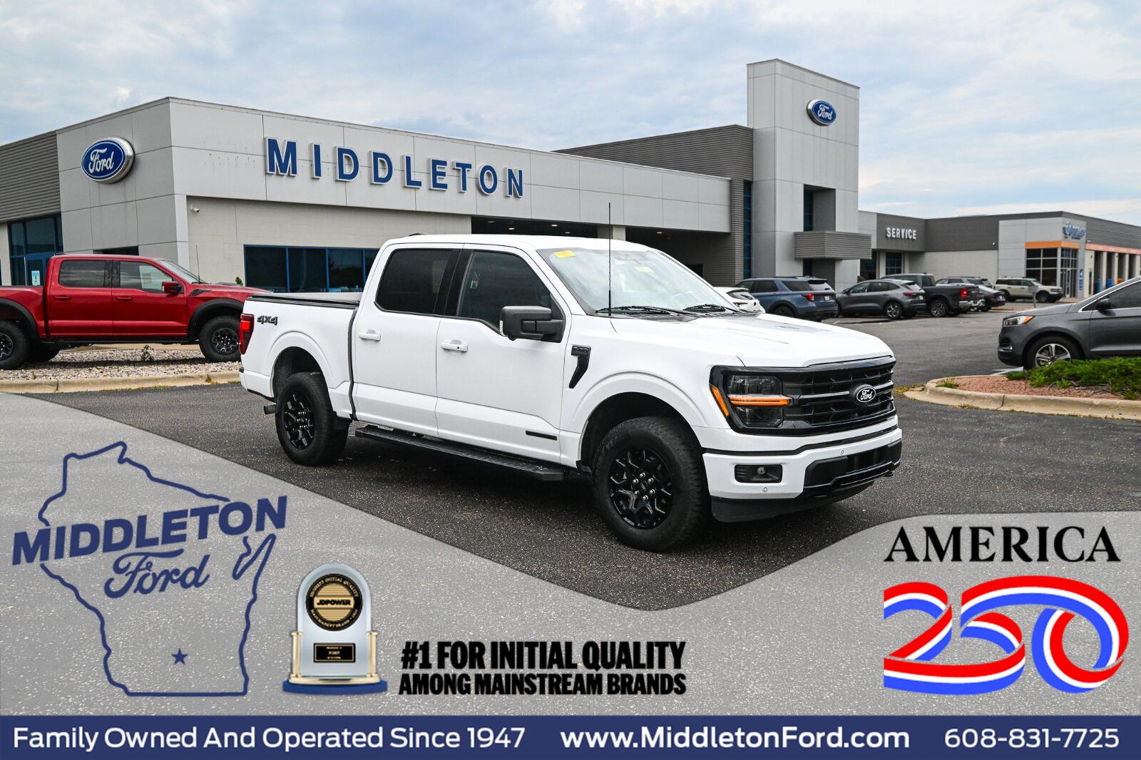 Oxford White 2024 Ford F-150 Pickup Truck Four-Wheel Drive Automatic