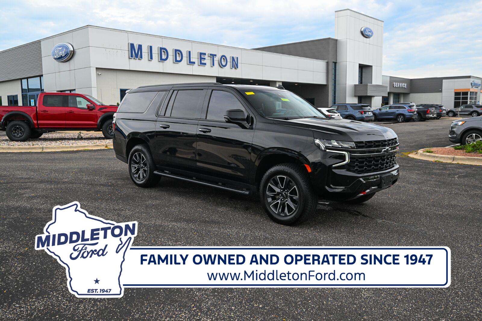 Black 2021 Chevrolet Suburban SUV / Crossover Four-Wheel Drive Automatic
