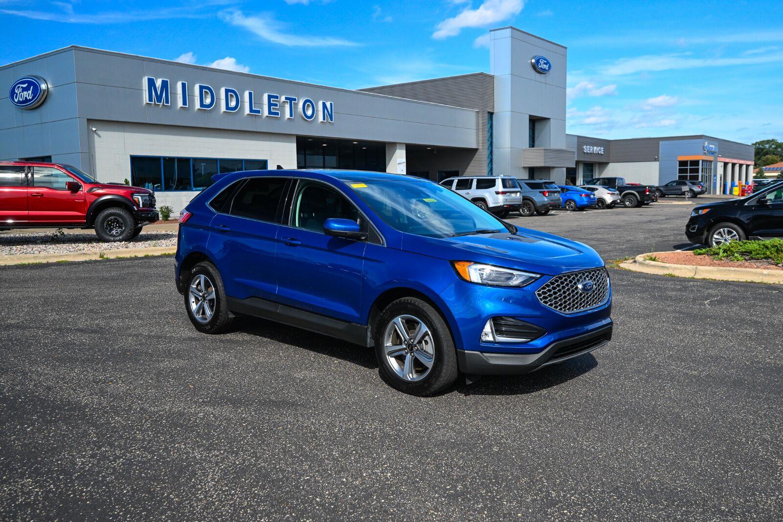 Atlas Blue 2024 Ford Edge SUV / Crossover All-Wheel Drive 8-Speed Automatic