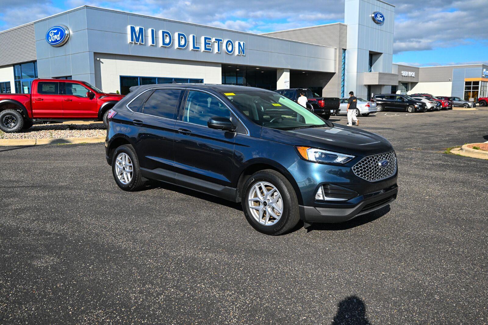 Stone Blue 2024 Ford Edge SUV / Crossover All-Wheel Drive 8-Speed Automatic