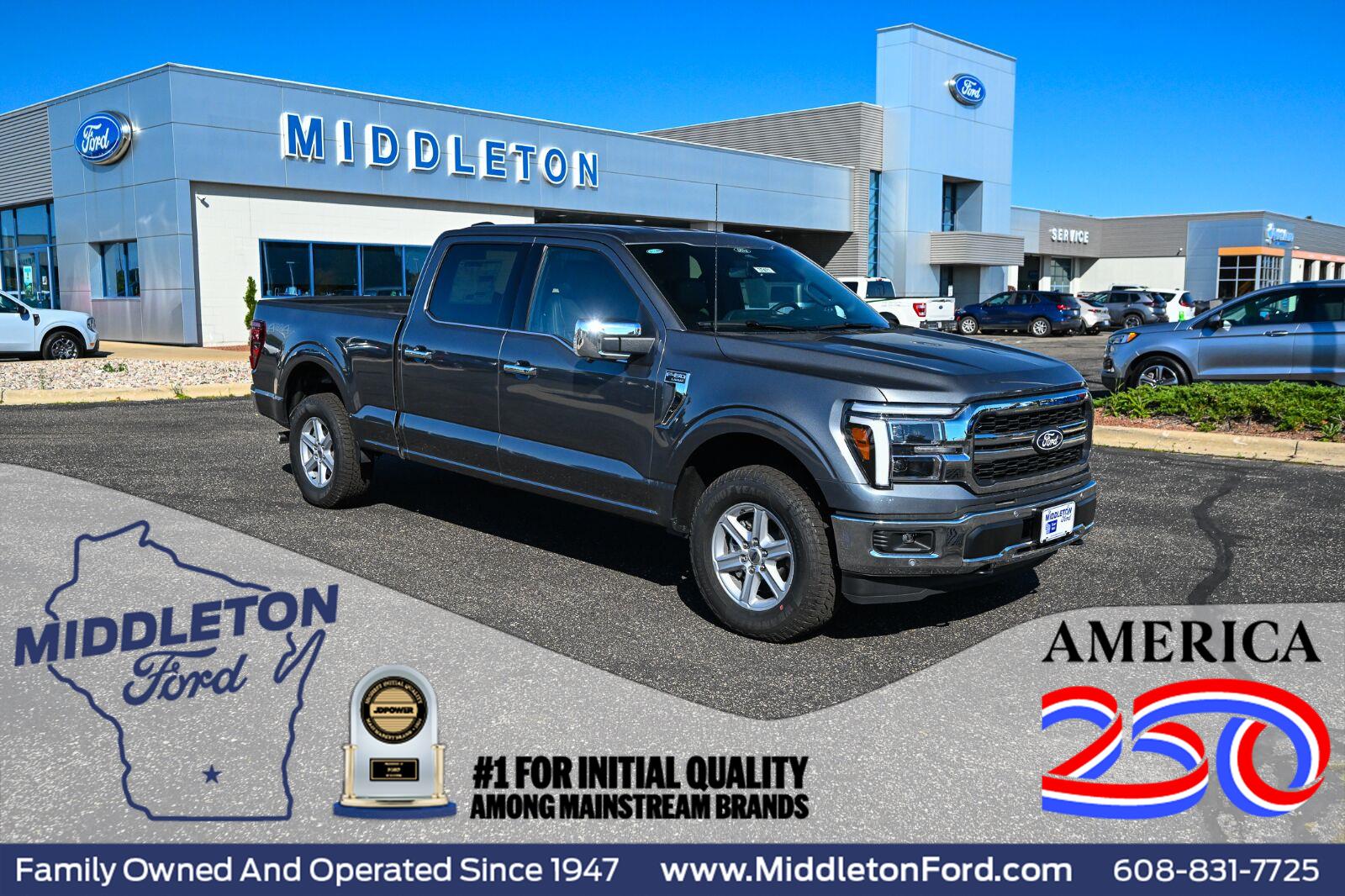 Carbonized Gray Metallic 2026 Ford F-150 Pickup Truck Four-Wheel Drive Automatic