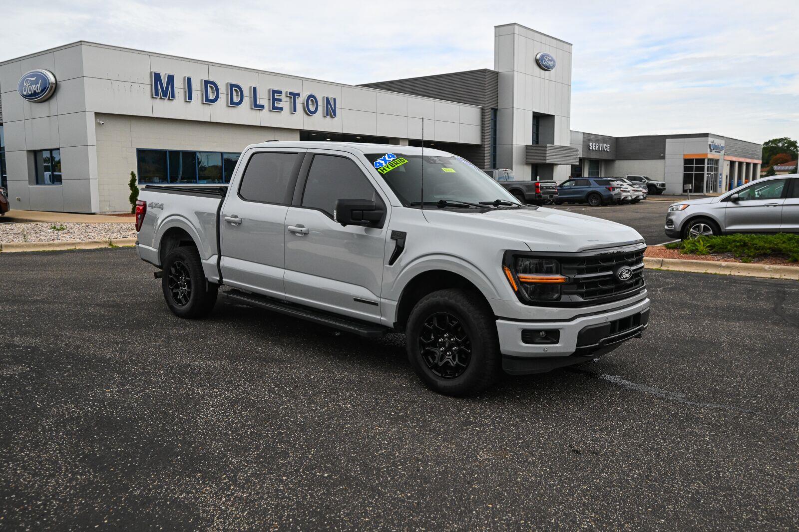 Avalanche Gray 2024 Ford F-150 Pickup Truck Four-Wheel Drive Automatic