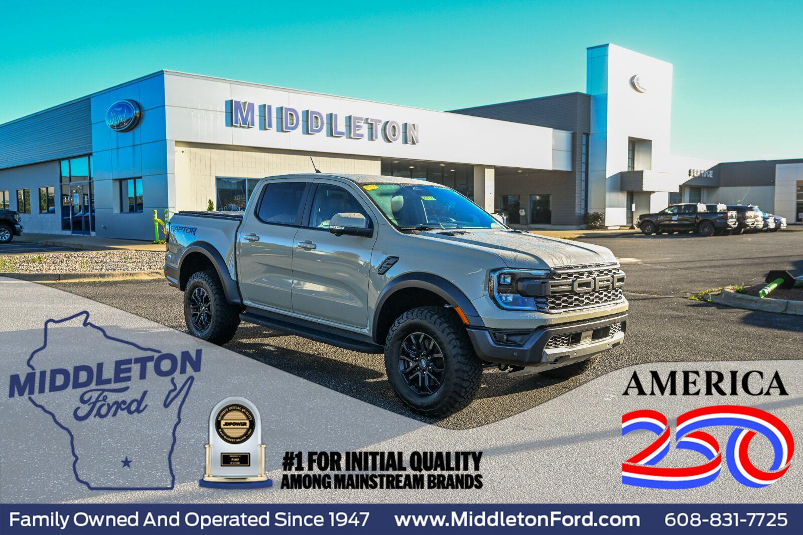 Desert Sand 2025 Ford Ranger Pickup Truck Four-Wheel Drive Automatic
