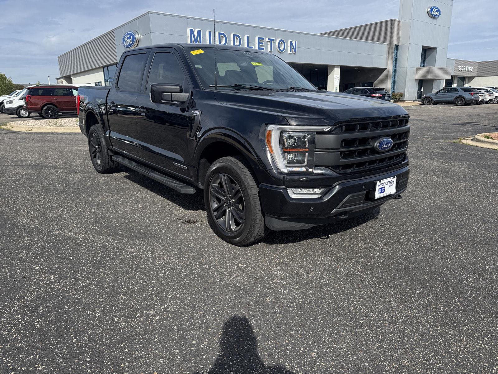 Agate Black 2022 Ford F-150 Pickup Truck Four-Wheel Drive Automatic