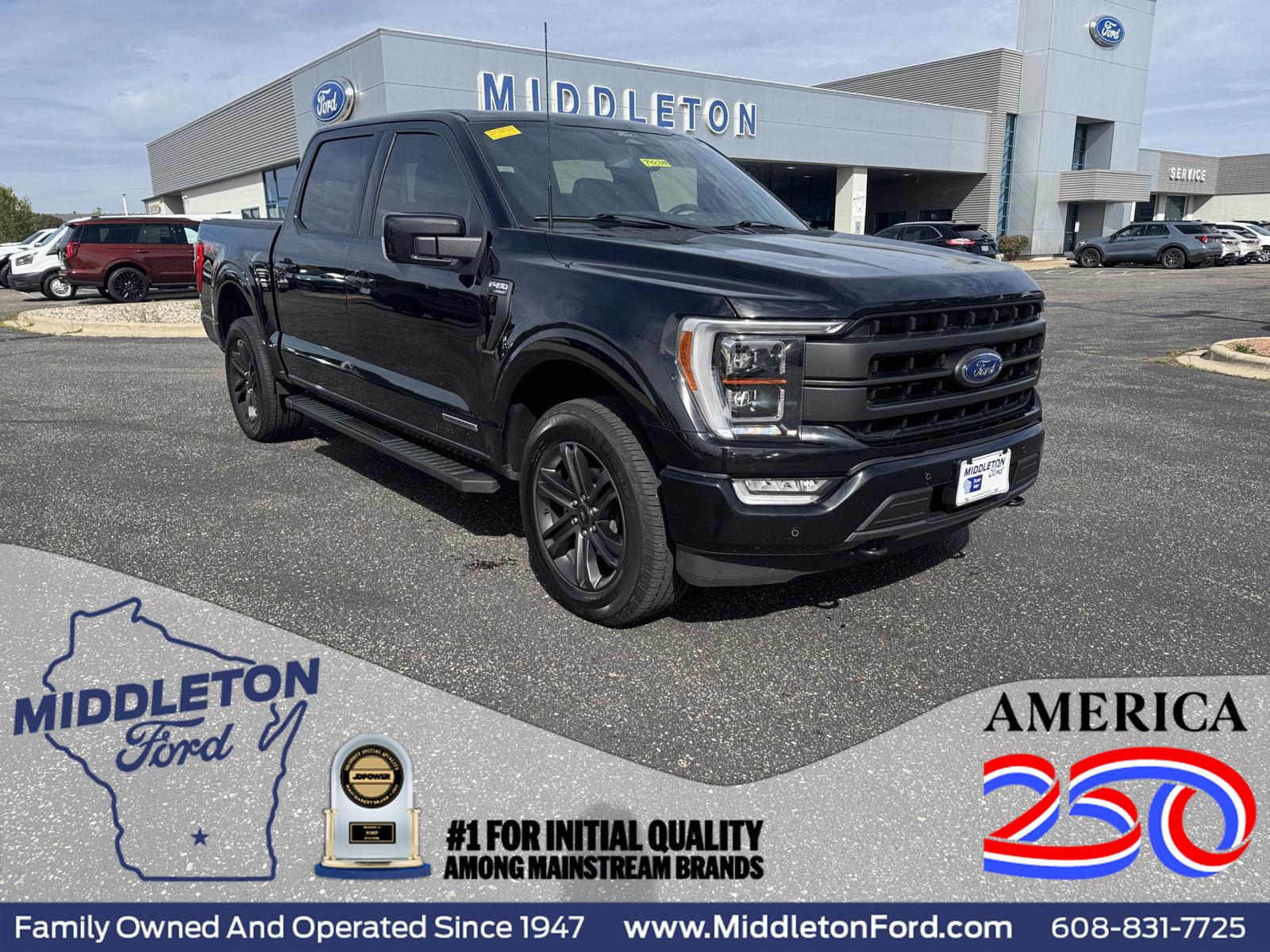 Agate Black 2022 Ford F-150 Pickup Truck Four-Wheel Drive Automatic