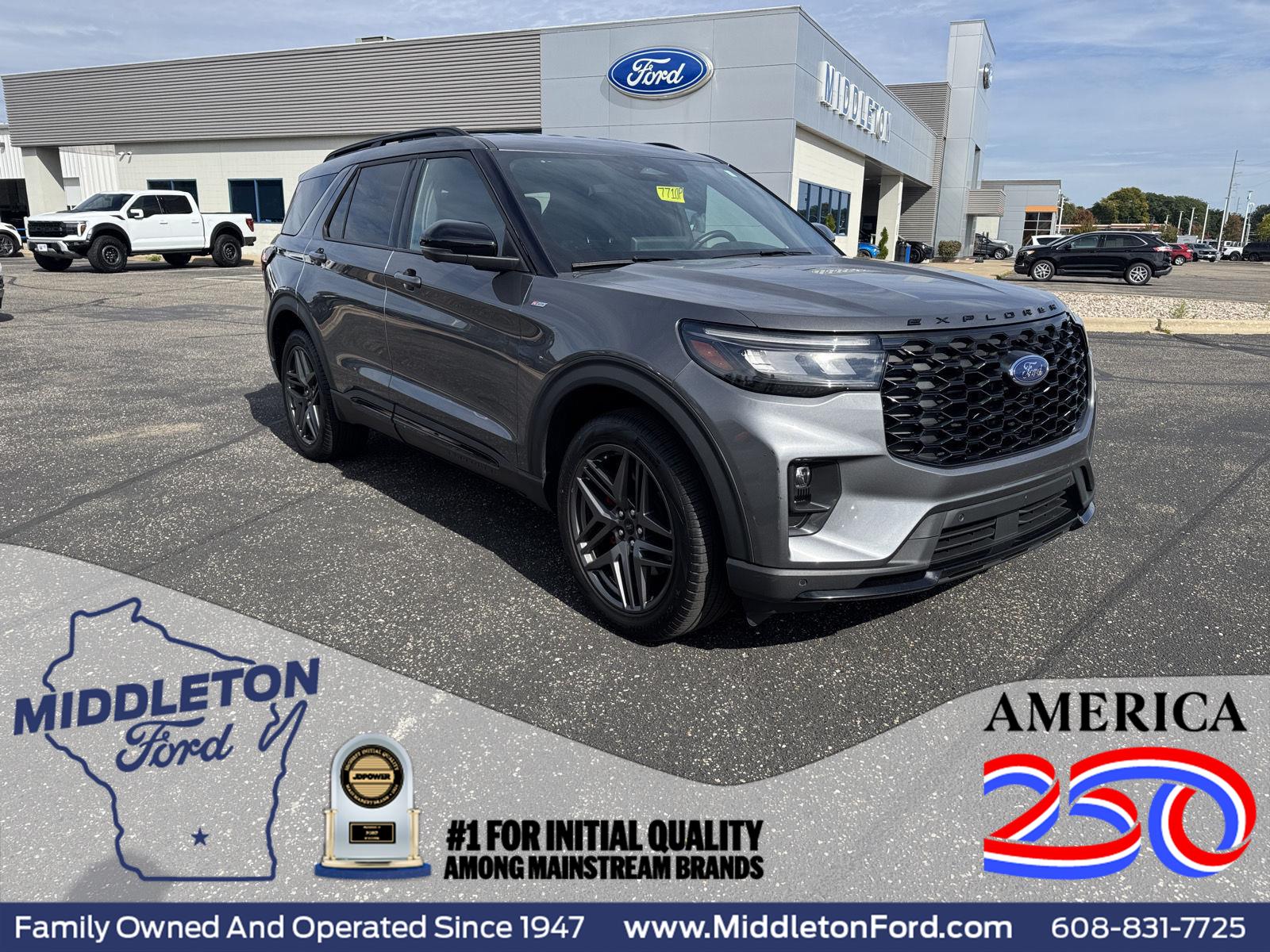 Carbonized Gray 2025 Ford Explorer SUV / Crossover All-Wheel Drive Automatic