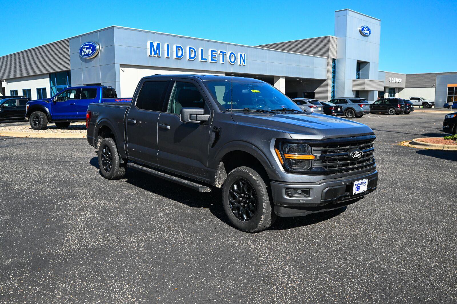 Carbonized Gray 2024 Ford F-150 Pickup Truck Four-Wheel Drive Automatic