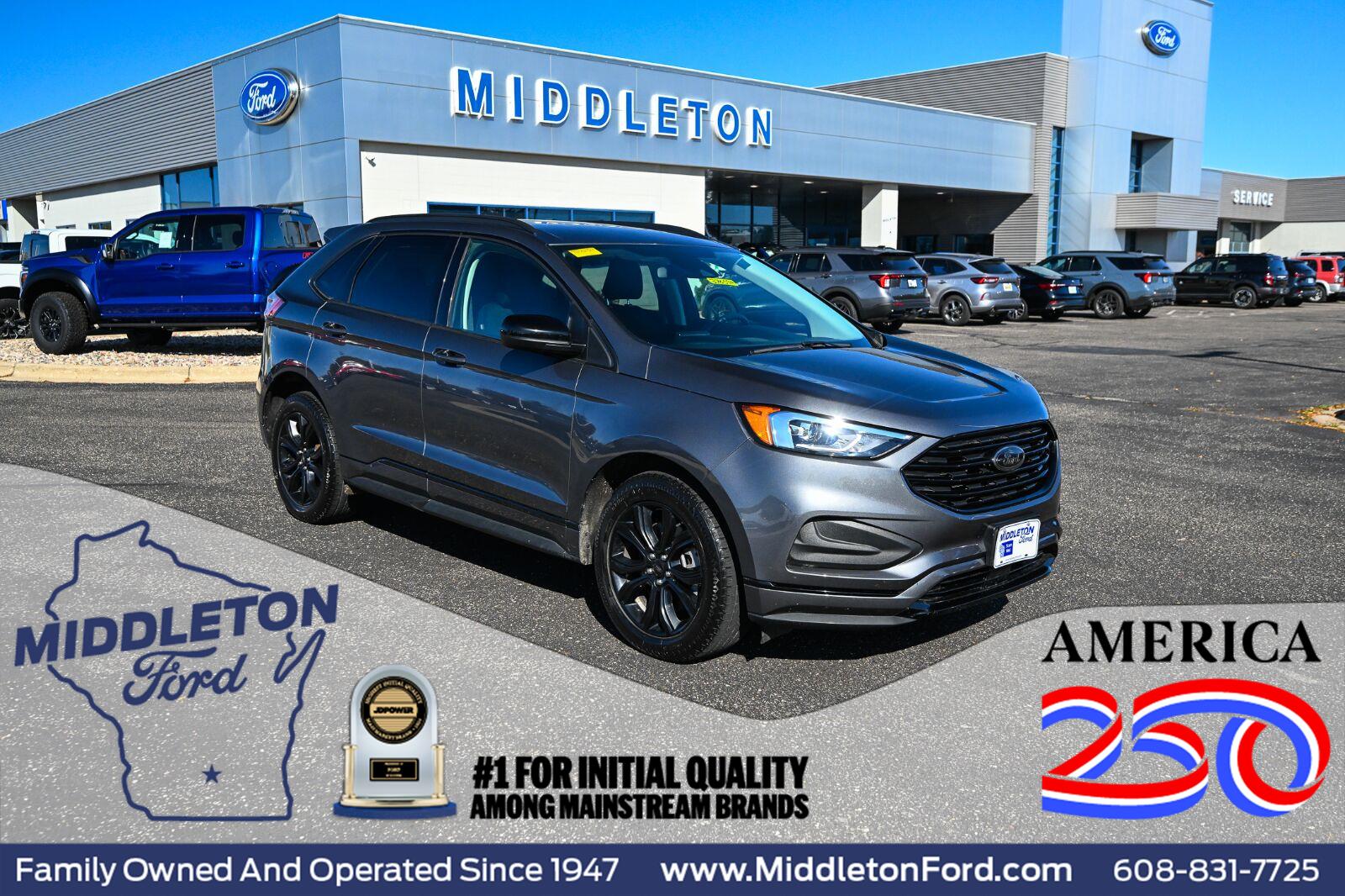 Carbonized Gray 2022 Ford Edge SUV / Crossover All-Wheel Drive 8-Speed Automatic