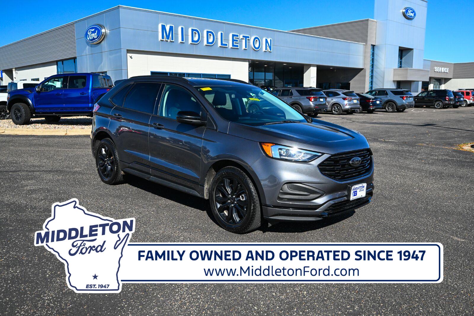 Carbonized Gray 2022 Ford Edge SUV / Crossover All-Wheel Drive 8-Speed Automatic