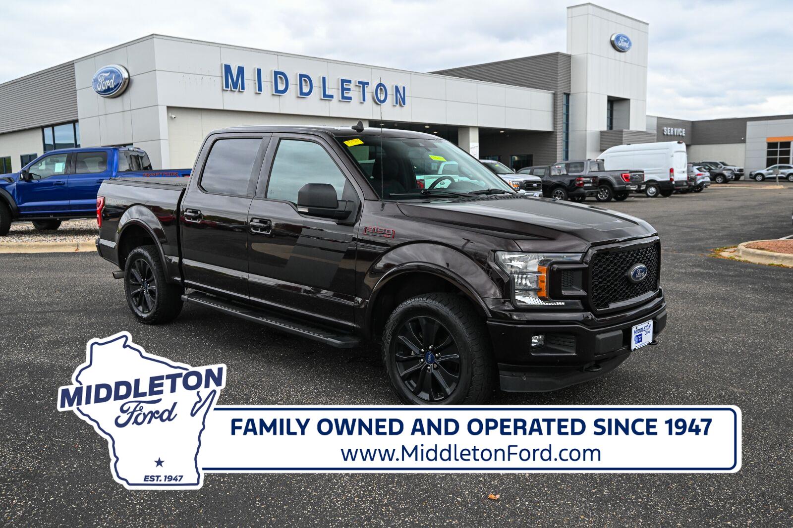 Magma Red 2020 Ford F-150 Pickup Truck Four-Wheel Drive Automatic