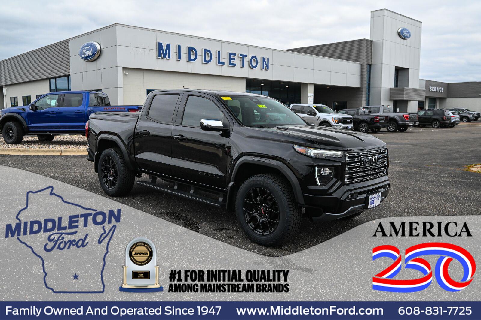 Onyx Black 2024 GMC Canyon Pickup Truck Four-Wheel Drive 8-Speed Automatic