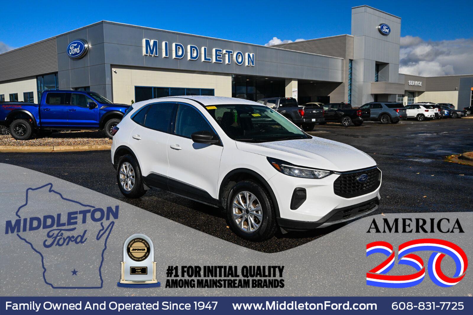 Oxford White 2024 Ford Escape SUV / Crossover All-Wheel Drive 8-Speed Automatic