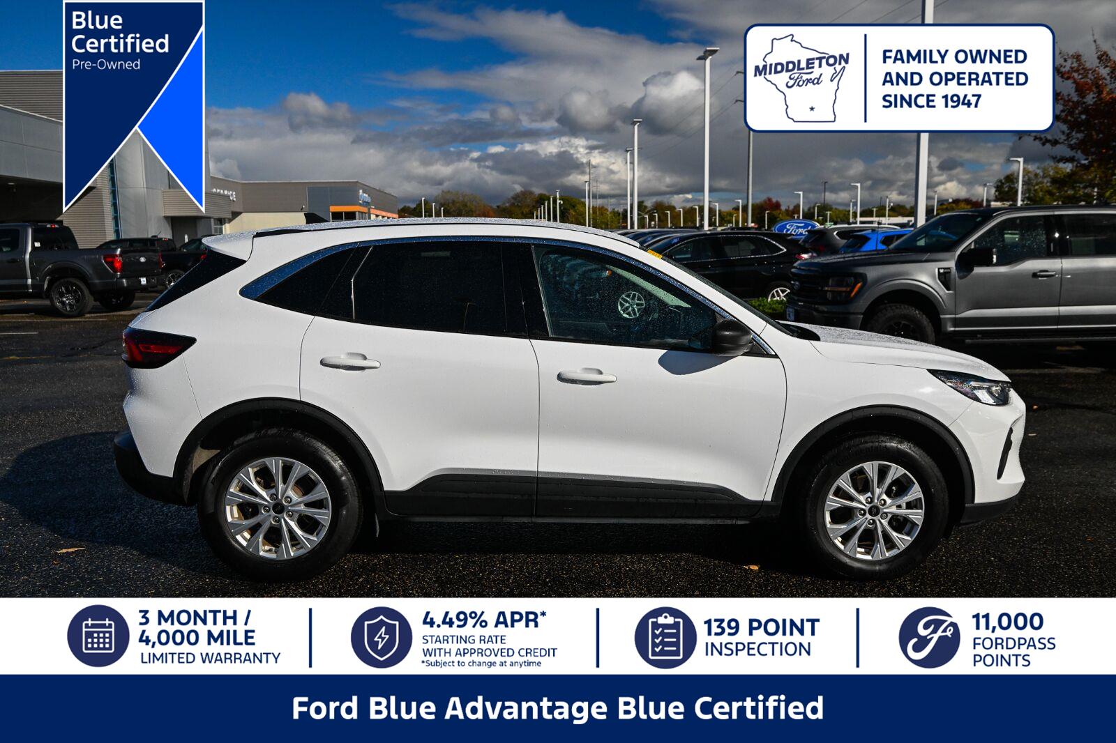 Oxford White 2024 Ford Escape SUV / Crossover All-Wheel Drive 8-Speed Automatic