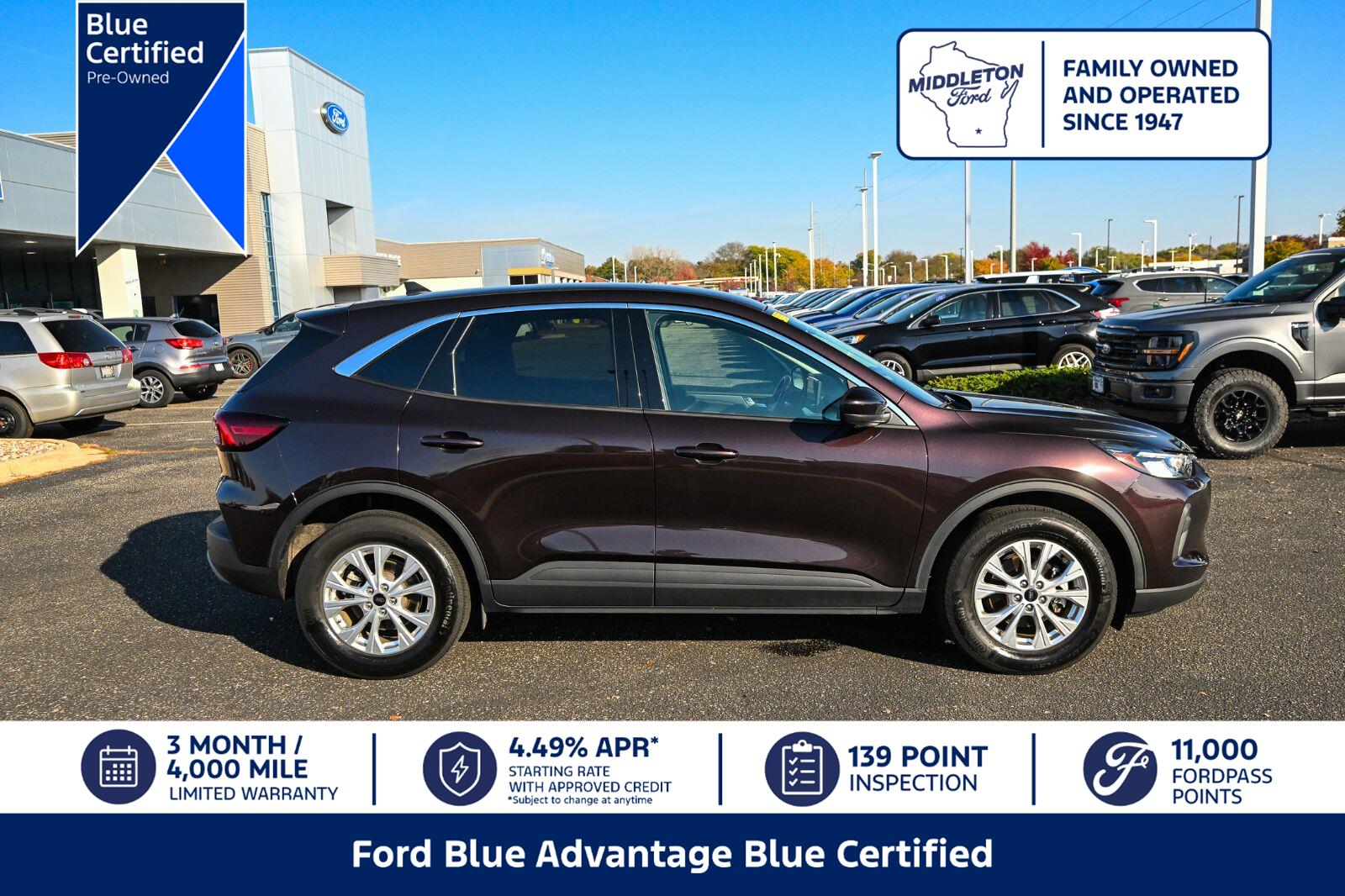Cinnabar Red 2023 Ford Escape SUV / Crossover All-Wheel Drive 8-Speed Automatic