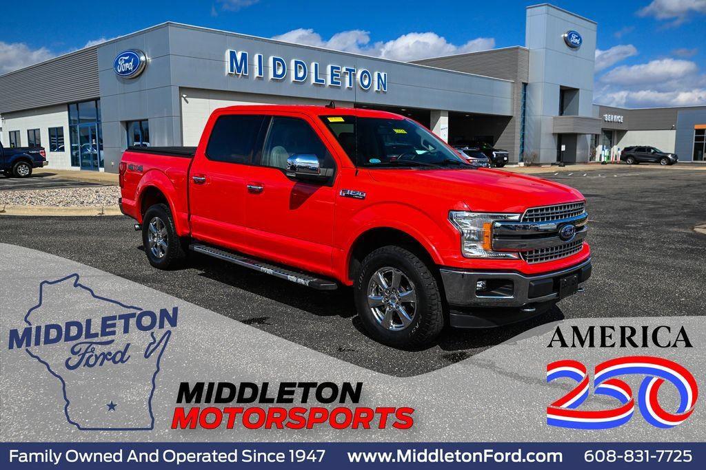 Blue Jeans 2019 Ford F-150 Pickup Truck Four-Wheel Drive Automatic