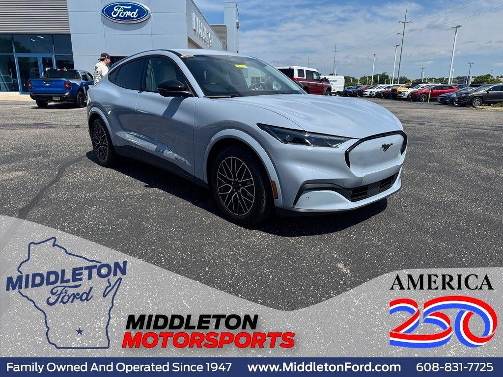 Glacier Gray Metallic Tri-Coat 2025 Ford Mustang Mach-E SUV / Crossover All-Wheel Drive 1-Speed Dual Clutch