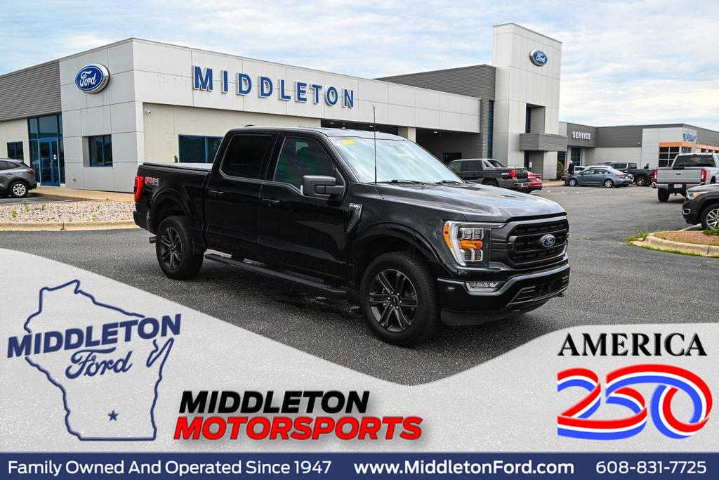 Agate Black 2022 Ford F-150 Pickup Truck Four-Wheel Drive Automatic