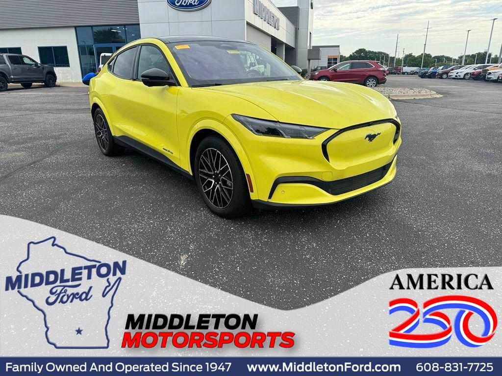 Grabber Yellow 2025 Ford Mustang Mach-E SUV / Crossover All-Wheel Drive 1-Speed Dual Clutch