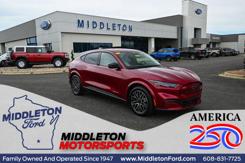 Pink (Molten Magenta Metallic Tri-Coat) 2025 Ford Mustang Mach-E SUV / Crossover All-Wheel Drive 1-Speed Dual Clutch